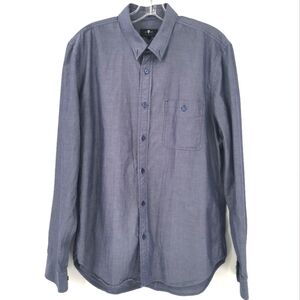 7 for All Mankind EUC Men's Large Button Down Top